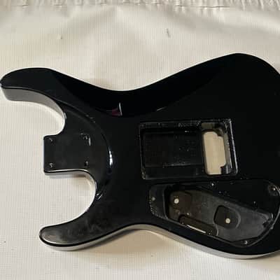 2000's Made in Japan Jackson DK2 Dinky Blue Flame Guitar Body Floyd Ready image 15