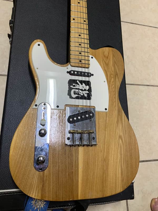 Down South Guitars "The Wizard" French-Polished 2 Single Coil T-Style Guitar With "Fire" and "Brimstone" Set2025 - Natural image 1