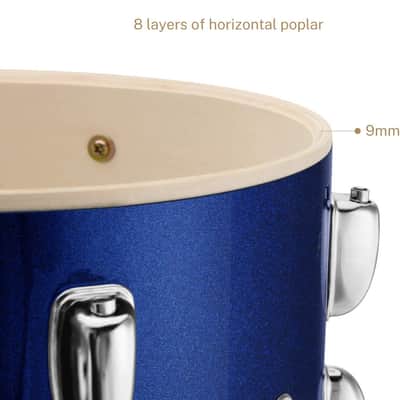Eastar 22 inch Drum Set for Adults, 5 Piece Full Size Drum Kit Junior Beginner image 3