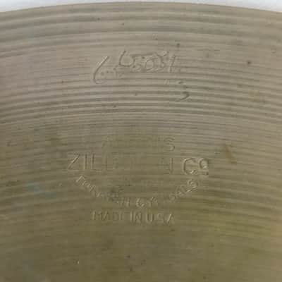 Zildjian 12" 771g Hi-Hat Bottom Cymbal Vintage 40s Avedis A B20 Hand Hammered image 2