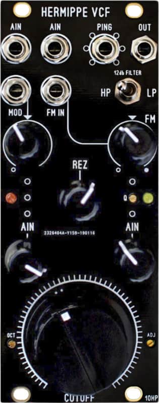 Blue Lantern Hermippe 12db VCF Eurorack Synth Module image 1