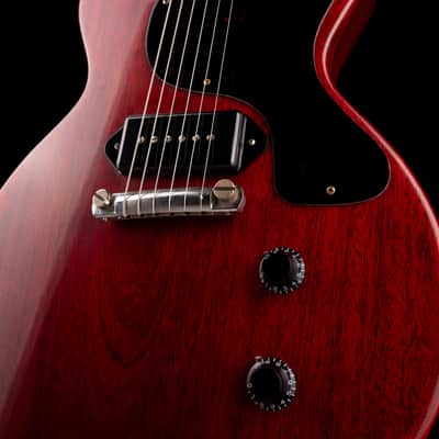 Gibson Custom Shop 1958 Les Paul Junior Double Cut Reissue Cherry Red with Case image 7