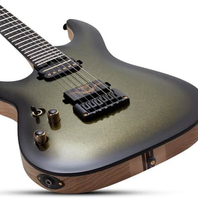 Schecter C-1 50th Anniversary LH guitar in Gold Burst image 2