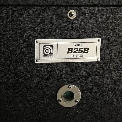 1970s Ampeg B-25 Head & B25B 2x15 Cabinet image 8