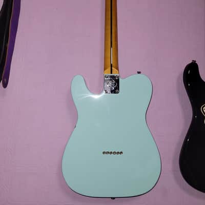 SX Vintage Series Telecaster-style guitar, 2000s Seafoam image 2
