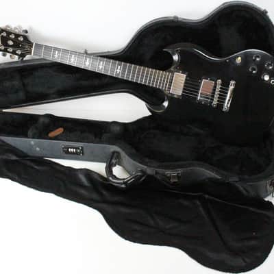 2001 Gibson SG TONY IOMMI Ebony Black in Original Case ~Killer Doom METAL RELIC~ Crosses Black Sabbath Very RARE image 1