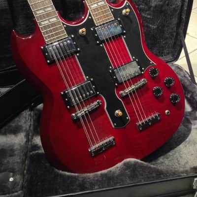 Epiphone SG G-1275 Double Neck Cherry image 1