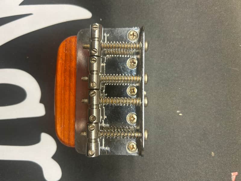 Fender Jazz or Precision Bass Complete Bridge with Mounting Screws Early/Mid 70’s Very Nice image 1