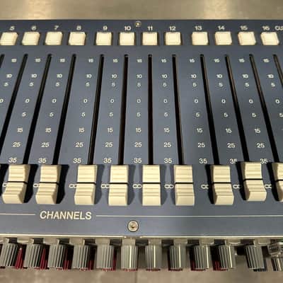 AMS Neve 8816 Summing Mixer with 8804 Fader Pack 2010s - Blue image 7