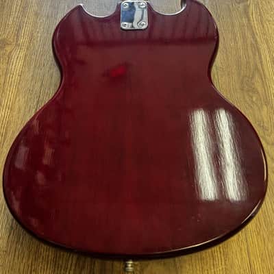 GLOBAL 495B BASS GUITAR SG EB3 SHORT SCALE LAWSUIT COPY CHERRY 1970'S JAPAN (USED) image 7