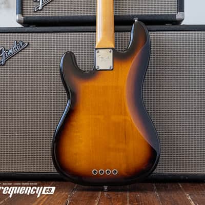 Fender Select Precision Bass in a Two Tone Sunburst wit a Flamed Maple Top and Fretboard - 2012 image 9