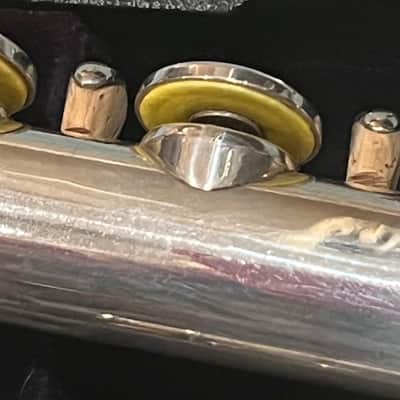 L.L. Lebret Art Nouveau Flute 1900 -Sterling Silver image 12