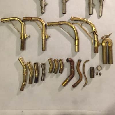 Used Sousaphone Necks, Bits, Braces, Tuning Slide, Mouthpiece Great Condition image 2