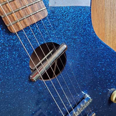 Danelectro Convertible Electric || 1990s - Blue Sparkle image 11