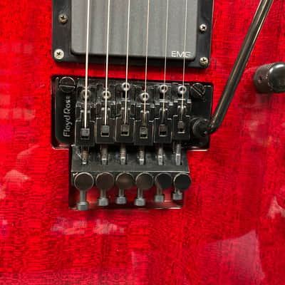 ESP Eclipse 1995 See Thru Red w/Case image 13