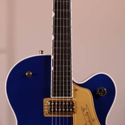 Gretsch G6120TG Players Edition Nashville - Ebony Fingerboard, Azure Metallic image 4