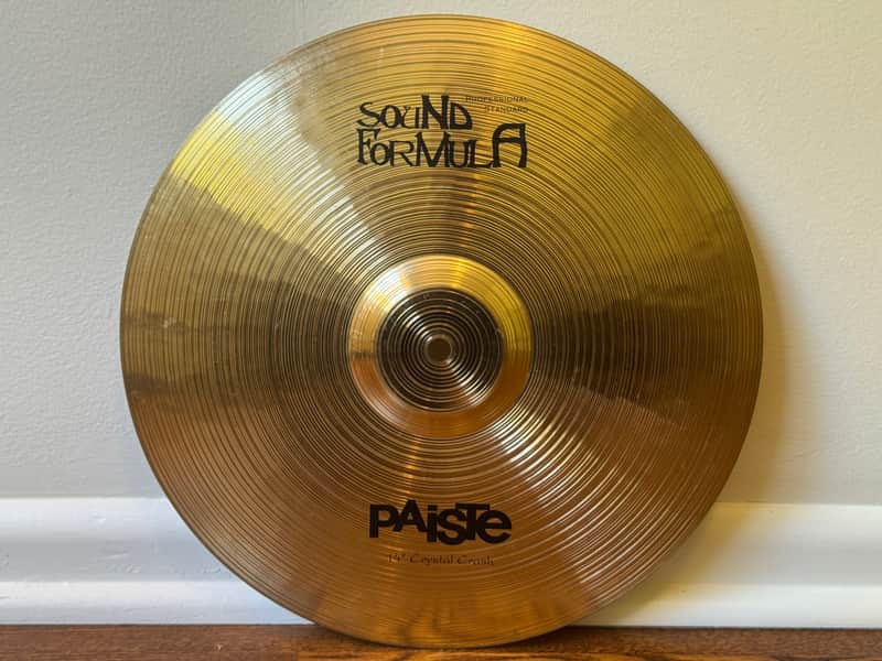 Paiste 14" Sound Formula Crystal Crash Cymbal 1994 - VIDEO