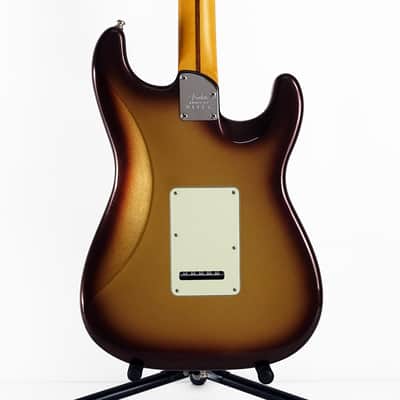 2021 Fender American Ultra Stratocaster Mocha Burst Left-Handed Lefty with Hard Case image 2