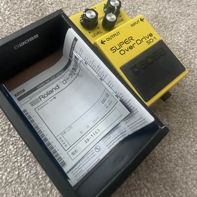 Boss SD-1 Super OverDrive (Silver Label) 1997 - Present - Yellow image 2
