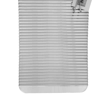 Key of Z Rubboards Standard 22 Gauge Zydeco Washboard  Silver / Stainless Steel image 1