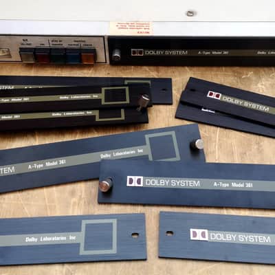 NEW! MINT! Access Plate/Emblem/Thumbscrews for Dolby 361 Noise Reduction Frame image 3
