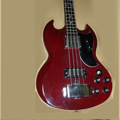 Greco EB-420 SG Bass 1974-75 Cherry Red FREE Shipping to the US. See note for more info image 4