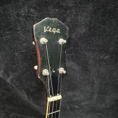1962 Vega Wonder 4 String Banjo w/ Original Lifton Hard Shell Case image 11