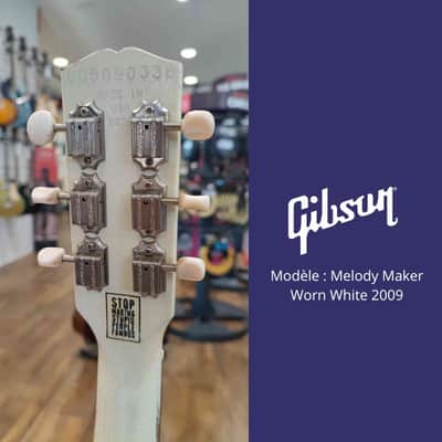 Gibson Guitare Electrique Melody Maker Worn White 2009 image 4