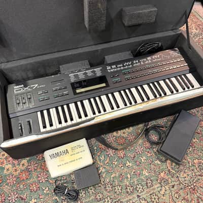 Yamaha DX7 II-FD 16-Voice 61-Key Vintage FM Synthesizer Keyboard & Case WORKING