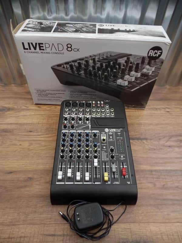 RCF L-PAD 8CX 8 Channel Livepad Mixing Console with Effects * | Reverb