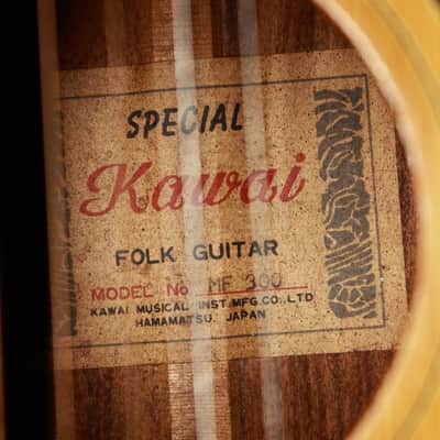 Kawai MF-300 Folk Size Acoustic Guitar image 14