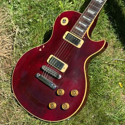 1982 Gibson Les Paul Deluxe - Wine Red image 1