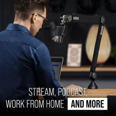 Rode PSA1+ Professional Desk Mounted Broadcast Microphone Boom Arm Stand image 4