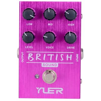 YUER British Sound Electric Guitar Effects Pedal True Bypass ✅New