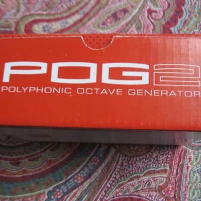 very lightly handled Electro-Harmonix EMPTY CARDBOARD BOX and original Owner's Manual + Warranty / Registration paperwork ONLY for POG2 Polyphonic Octave Generator (NO pedal / NO adapter) 2014 (can be home for different year POG2 pedal) image 10