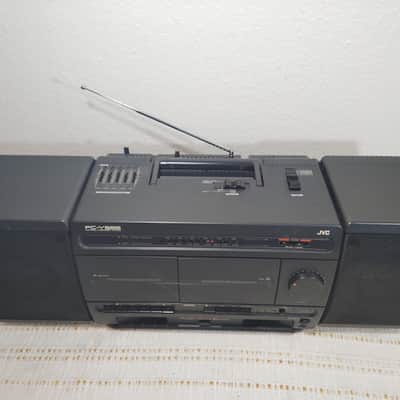 JVC PC-Y555 Dual Dubbing Tape Cassette Boombox 5 Band EQ Clean Tested Working image 3