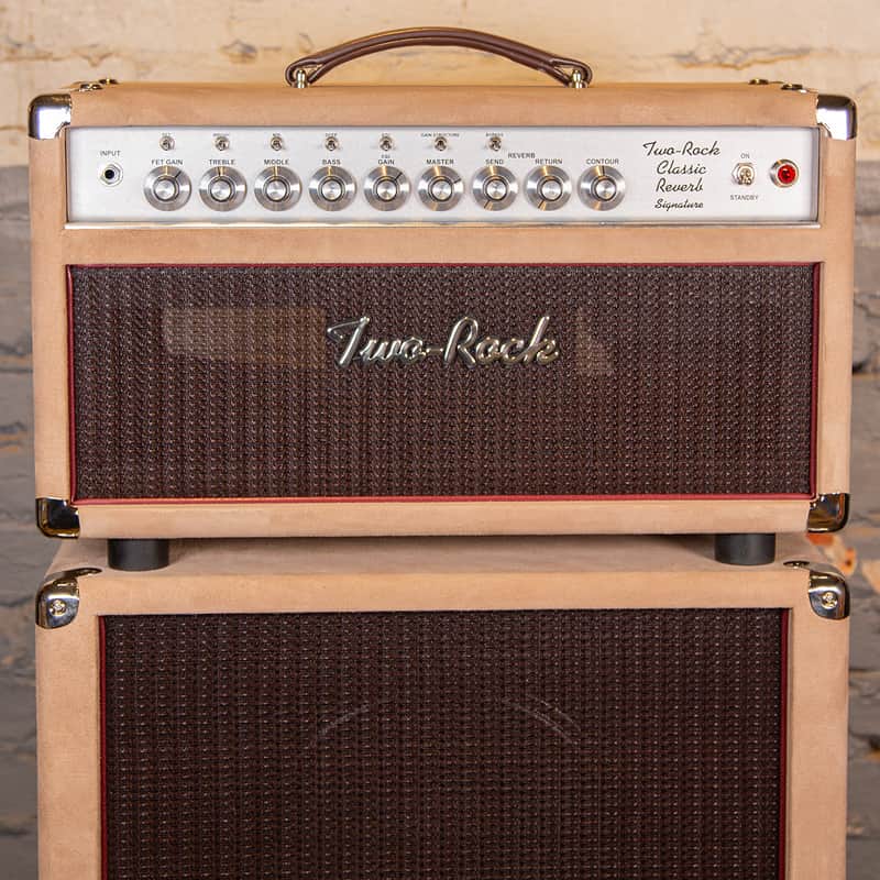 Two Rock Classic Reverb Signature 100W head w/ 2x12 Cab 2026 - Dogwood suede image 1