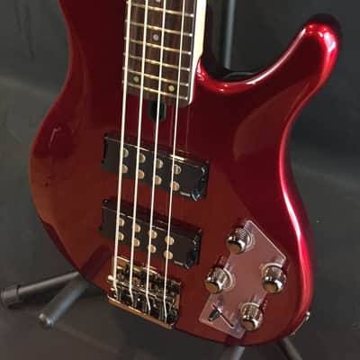 Yamaha TRBX304CAR 4-String Electric Bass Guitar Candy Apple Red image 8