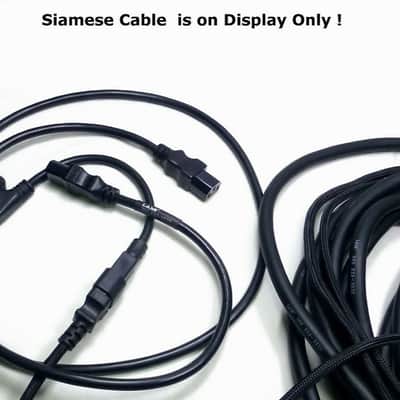LASE 6 ft AC Power Cable Y Splitter IEC320-C13 to IEC320-C13 & IEC320-C14 image 3