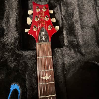 PRS S2 Studio 2025 with PRS flight case Dark Cherry Sunburst image 8