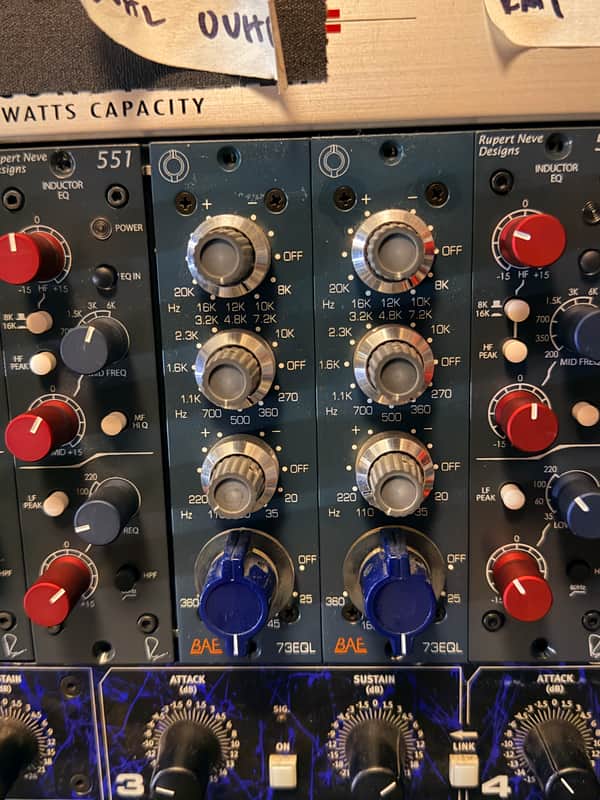 BAE 73EQL 500 Series 3-Band Equalizer Module 2020 - RAF Blue Grey image 1