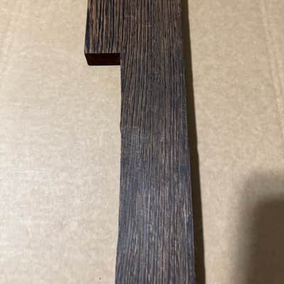 NOS 1970s Wenge Guitar Neck Blank - Pre-Shaped with Headstock & Tuning Holes Kurokumo Japan 27 7/8” x 4 1/4” x 1 1/16” image 12