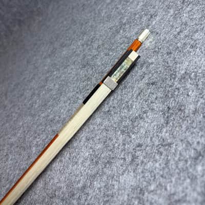 Handmade 4/4 Violin Bow 60g Ebony Frog Silver Mounted image 2