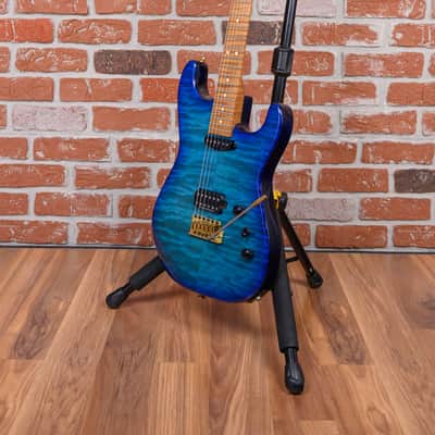 Charvel USA Custom Shop Special Edition San Dimas HS CT QMT Roasted Chlorine Burst 2024 w/OHSC image 5