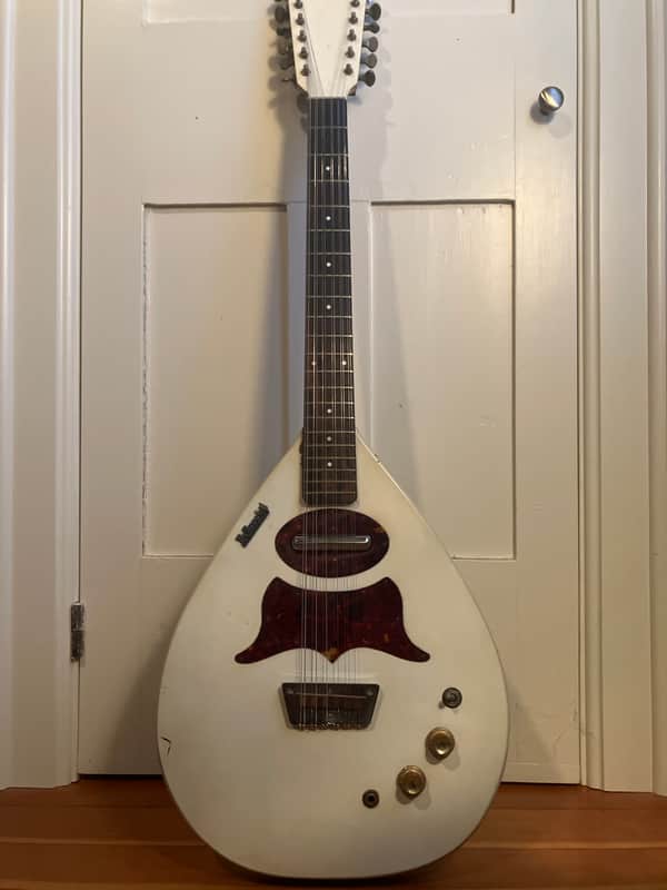 Danelectro Bellzouki 7010 Single Pickup 12-String 1961 - 1969 - White image 1