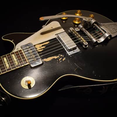 Dax&Co. Heavy Aged Neil Young "Old Black" style Gibson Les Paul Guitar Relic W/ Case! image 12