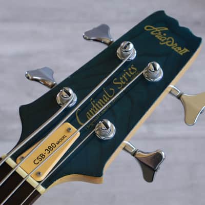 1982 Aria Pro II Japan CSB-380 Cardinal Medium Scale Bass