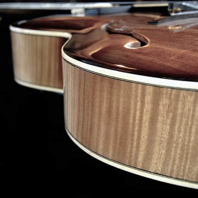Archtop guitar full hollow handcarved image 8
