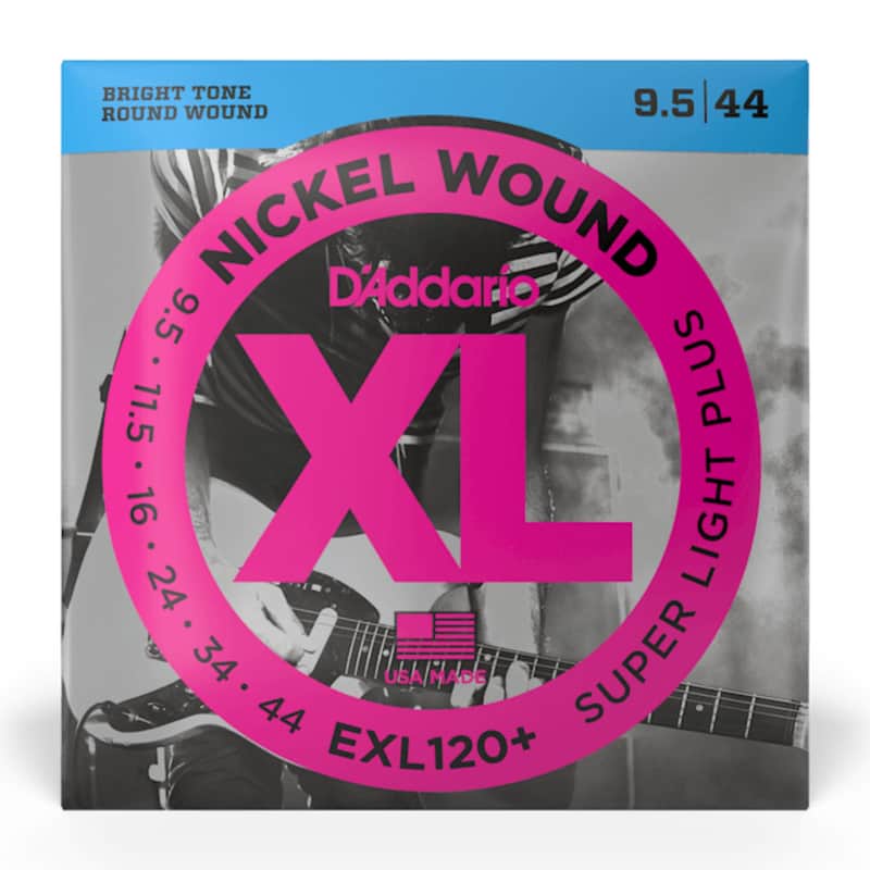 D'Addario EXL120+ Nickel Wound Electric Guitar Strings, Super Light Plus Gauge image 1
