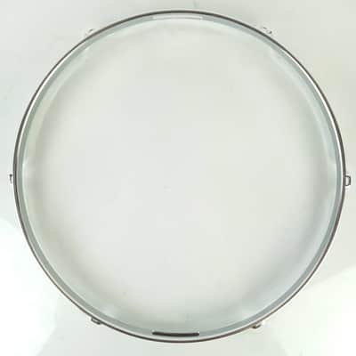 Ludwig 14" Chrome-BRASS 6Lug Triple-Flange Pioneer Snare Drum Resonant Rim/Hoop image 6